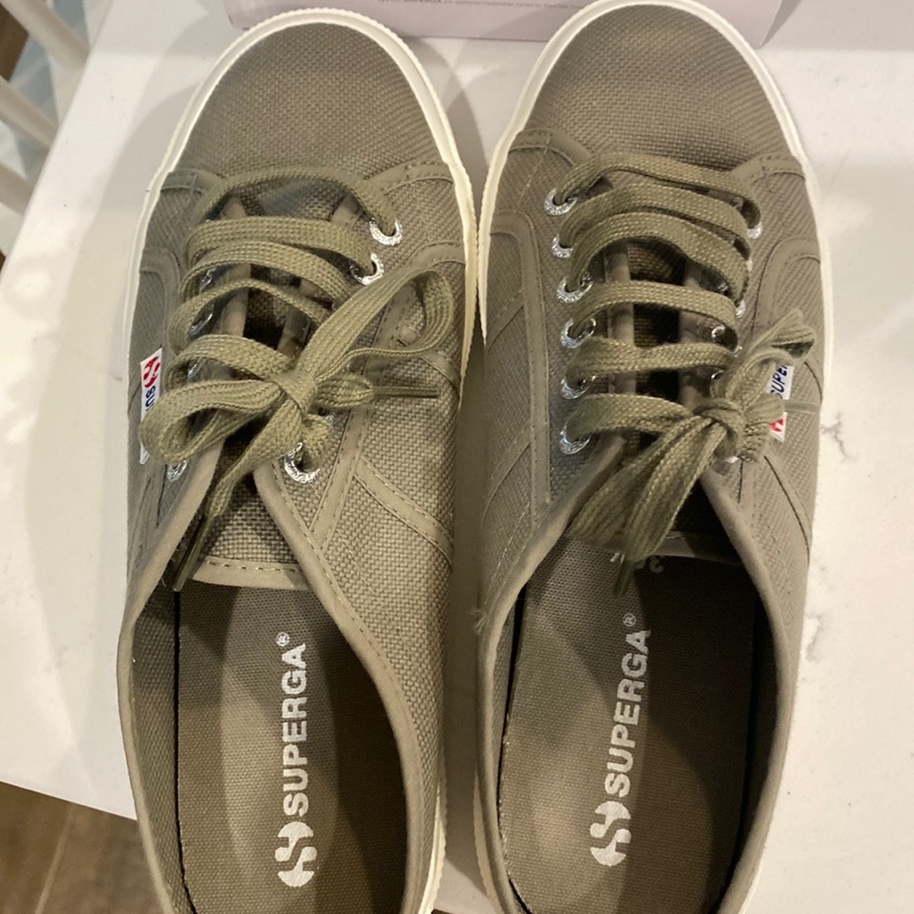 Brand new Superga mules